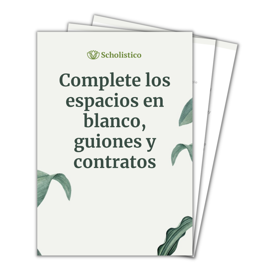 Rellenar espacios en blanco