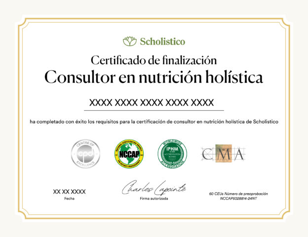 Scholistico Social Media Certificate Naturopathy English